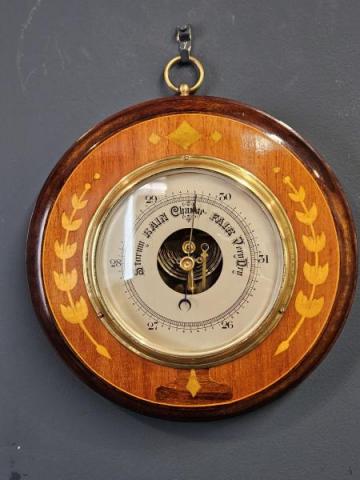 Antique Edwardian Inlaid Barometer