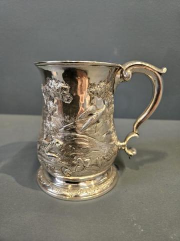Antique Georgian Exeter Silver Tankard by William Parry of Exeter