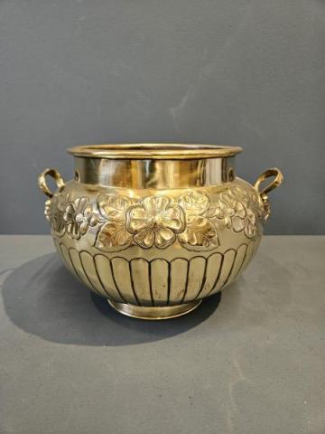 Antique Victorian Brass Jardiniere at Sturmans Antiques planter for sale
