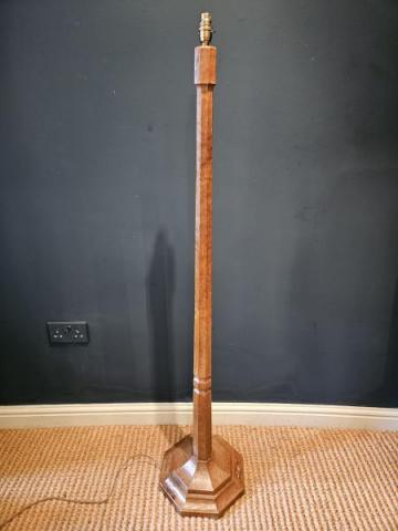 Superb Early Thompsons of Kilburn Mouseman Lamp Standard at Sturmans Antiques
