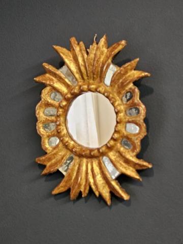 Antique Decorative Venetian Gilt Mirror