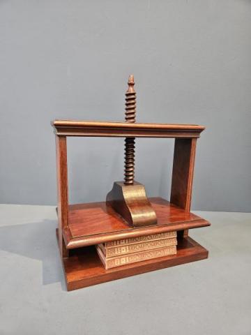 Antique George III Mahogany Book Press