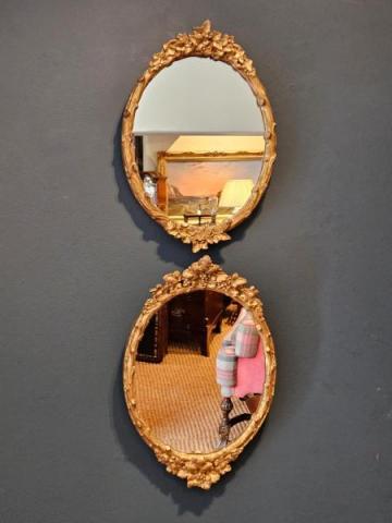 Antique Matching Pair of Victorian Timber Gilt Mirrors