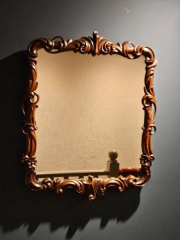 Antique William IV Rosewood Framed Mirror