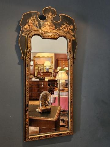 Antique Victorian Chinoiserie Framed Mirror at Sturmans Antiques Mirror for sale
