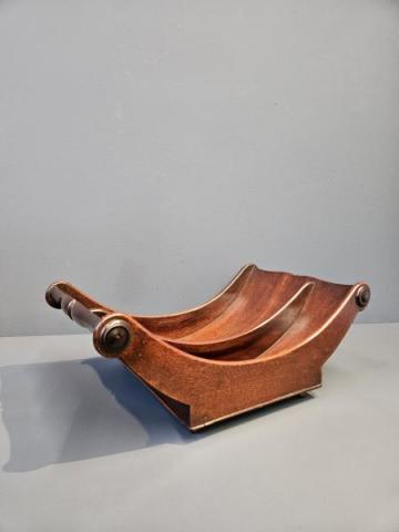 Antique Regency Mahogany Cheese Coaster