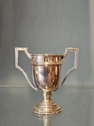 Antique Miniature Silver Trophy by James Fenton & Co of Birmingham