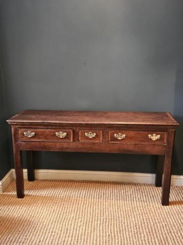 Antique George II Oak Dresser 