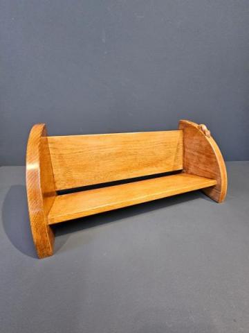 Mouseman Oak Book Trough at Sturmans Antiques