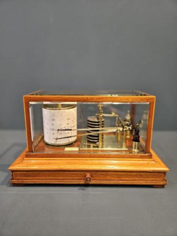 Antique Barograph Thermograph by Dollond