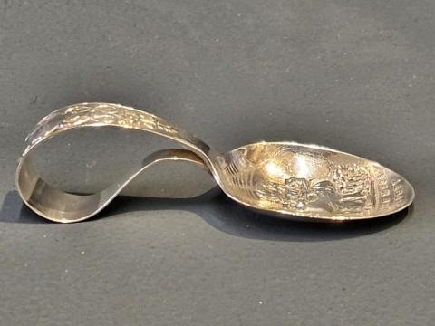 Antique Levi & Salaman Silver Novelty Child's Spoon