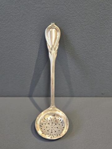 Antique Victorian Elkington Silver Strainer of Birmingham
