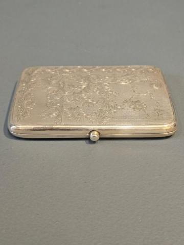 Antique Victorian Silver Card and Stamp Case by Deakin & Francis of Birmingham