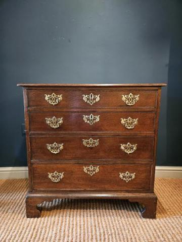 Antique George III Oak Chest of Drawers at Sturmans Antiques oak furniture for sale