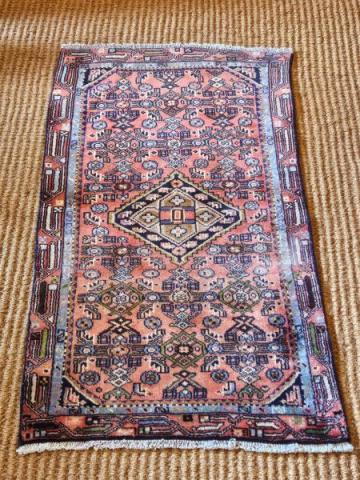 Antique Persian Wool Rug at Sturmans Antiques wool rug for sale