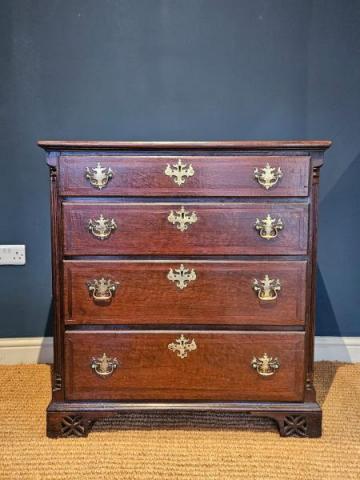 Antique George III Oak Chest of Drawers at Sturmans Antiques oak furniture for sale