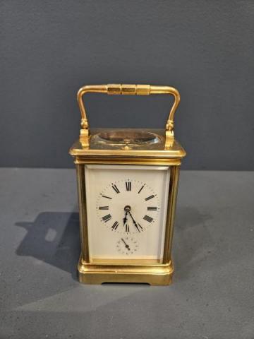 Antique Victorian Grand Sonnerie Carriage at Sturmans Antiques mantel Clock for sale