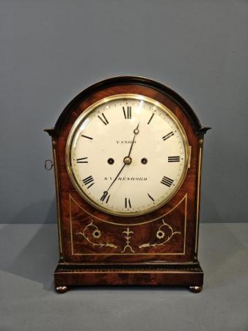 Regency Double Fusee Bracket Clock by Snow of Knaresborough for sale Mantel Clock