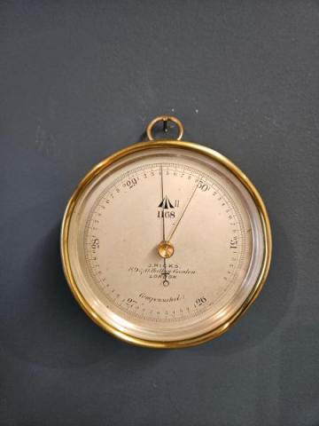 Antique Marine Barometer by Hicks at Sturmans Antiques barometer for sale