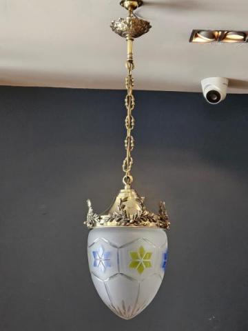 Edwardian Pendant Light at Sturmans Antiques lights for sale 