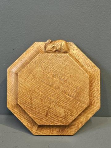 Thompsons of Kilburn Mouseman Teapot Stand at Sturmans Antiques mouseman for sale