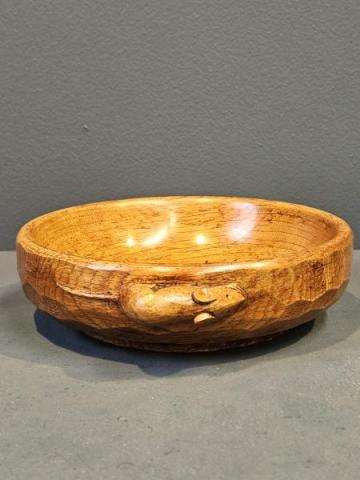 Antique Thompsons of Kilburn Mouseman Nut Bowl at Sturmans Antiques Mouseman for sale