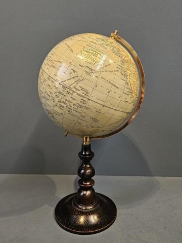 Antique 1930's Geographia 8" Terrestrial Globe at Sturmans Antiques globe for sale