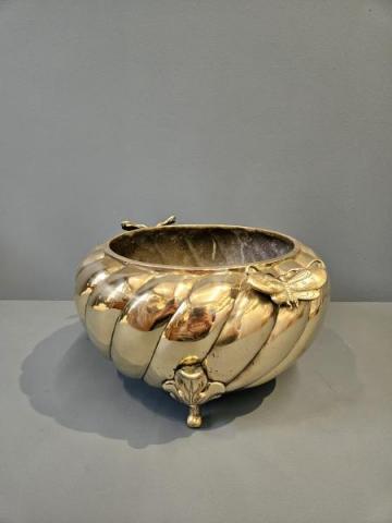 Antique Japanese Cast Bronze Jardiniere at Sturmans Antiques metalware for sale