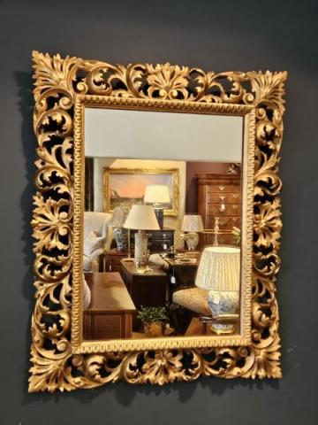 Antique Victorian Timber Gilt Florentine Mirror at Sturmans Antiques Mirror for sale