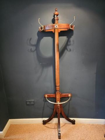 Antique Walnut Hall Stand in the Manner of Shoolbred at Sturmans Antiques furniture for sale