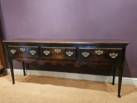 Antique George II Shallow Proportioned Dresser at Sturmans Antiques furniture for sale