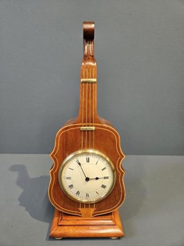 Antique Edwardian Cello Mantel Clock at Sturmans Antiques clocks for sale