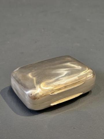 Antique Silver Soap Box at Sturmans Antiques silver for sale