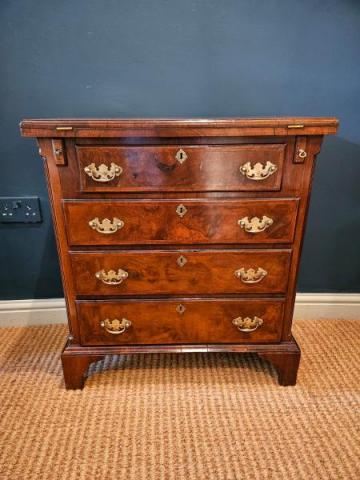 Antique Georgian Walnut Bachelors Chest at Sturmans Antiques furniture for sale