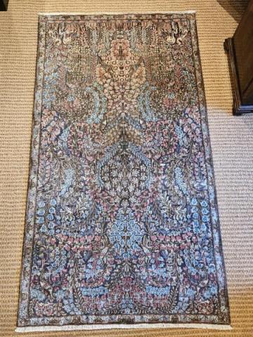 Antique Persian Pure Wool Rug at Sturmans Antiques rugs for sale