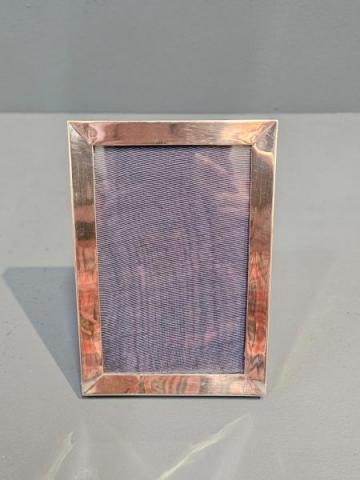 George V Polished Silver Photo Frame by Sanders & Mackenzie of Birmingham at Sturmans Antiques photo frames for sale