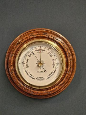 Antique Victorian Oak Case barometer by Tozer of Torquay at Sturmans Antiques barometer for sale
