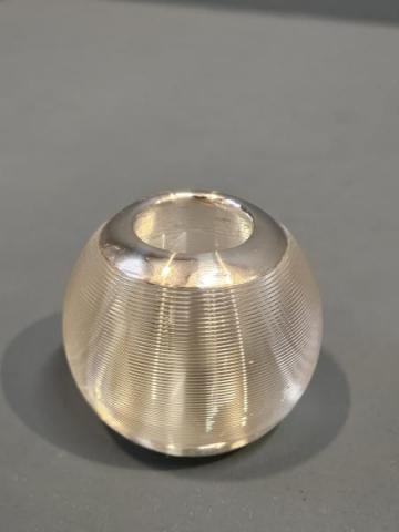 George V Silver and Crystal Match Striker by Schindler & Co of London at Sturmans Antiques silver for sale