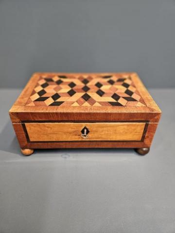 Regency Parquetry Box at Sturmans Antiques box for sale