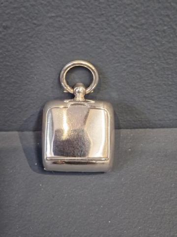 Antique Sovereign and Stamp Case by Thomas Bishton of Birmingham at Sturmans Antiques silver for sale