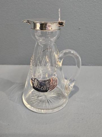 Antique Edwardian Silver Mounted Whisky Noggin by H B Johnson of Birmingham at Sturmans Antiques silver for sale