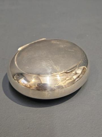 Antique Silver Tobacco Pebble by William Neale & Sons of Birmingham at Sturmans Antiques silver for sale