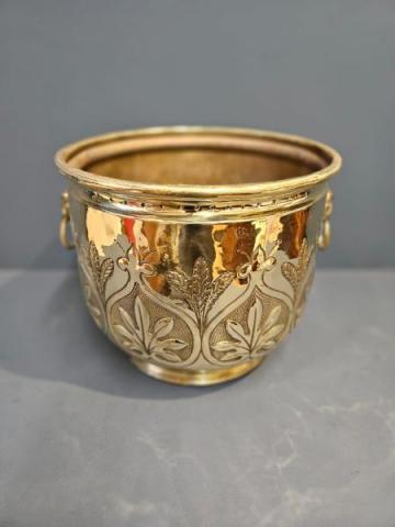 Antique Victorian Brass Planter at Sturmans Antiques planter for sale