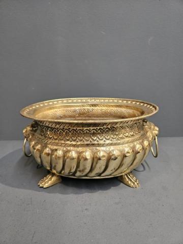Antique Victorian Brass Planter at Sturmans Antiques planter for sale