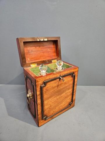 Antique Georgian Mahogany Tantalus Box at Sturmans Antiques box for sale 