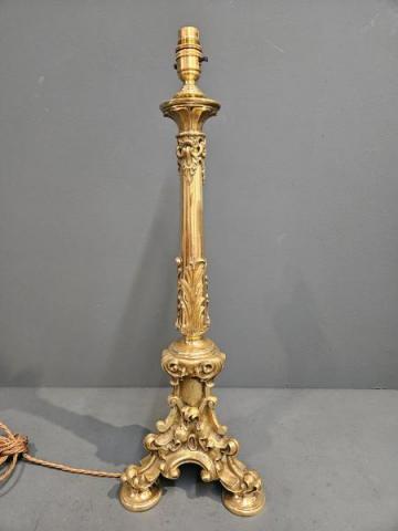 Antique Edwardian Brass Table Lamp at Sturmans Antiques Lamp for sale