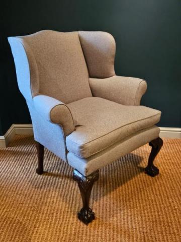 Antique George III Wing Back Arm Chair at Sturmans Antiques furniture for sale