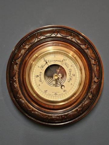 Antique Skeletonised Aneroid Barometer at Sturmans Antiques barometer for sale