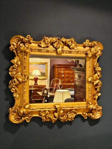 Antique Early Victorian Timber Gilt Mirror at Sturmans Antiques mirror for sale