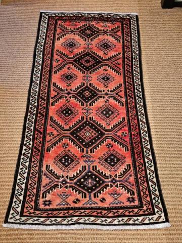 Antique Persian Pure Wool Rug at Sturmans Antiques rugs for sale